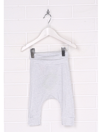 Пижамные брюки H&M 62см, бело серый полоска (27740)
