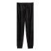 Пижама (лонгслив, брюки) H&M M, черный (41112)