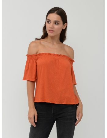 Блуза H&M S, оранжевый (42983)
