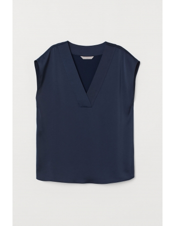 Блуза H&M 32, темно синій (57327)