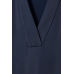 Блуза H&M 32, темно синій (57327)