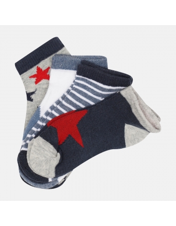 Шкарпетки (4 пари) C&A 18 20, сіро синій принт (57028)