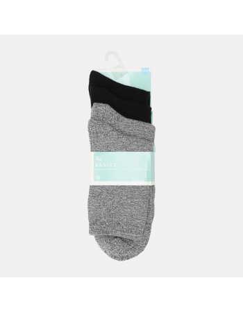 Шкарпетки (4 шт) C&A 39 42, сірий меланж, чорний (54403)