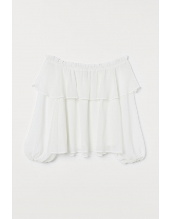 Блуза H&M 34, белый (46515)
