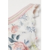 Купальні трусики H&M 36, білий квіти (56058)