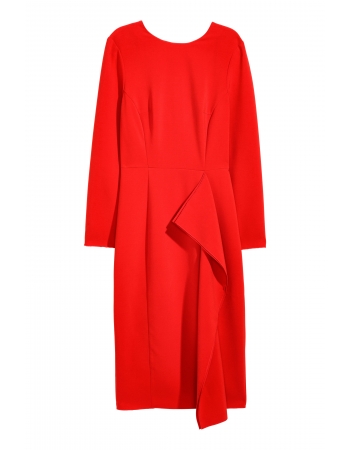Платье H&M 42, красный (6160)