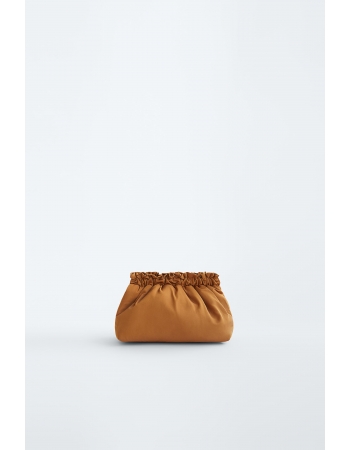 Клатч Zara 13,5х20х10,5 см, коричневый (65766)