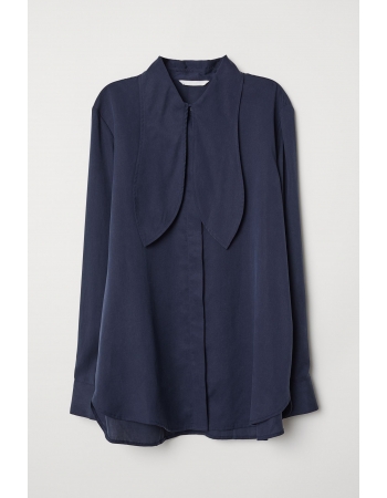 Блуза H&M 36, темно синий (65276)