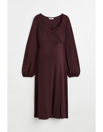 Платье для беременных H&M L, сливовый (69925)