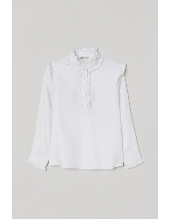 Блуза H&M 134см, білий (60894)