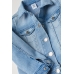 Джинсова куртка H&M 140см, блакитний (48568)