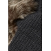 Шапка H&M One Size, темно серый (36536)