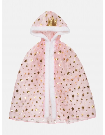Карнавальна накидка Принцеси H&M 92 128см, рожевий зірки (45783)