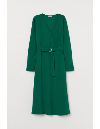Платье H&M 36, зеленый (64315)