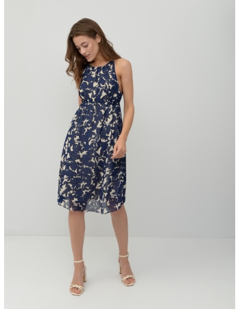 Платье для беременных H&M XS, сине белый (43071)