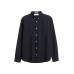 Рубашка H&M M, темно синий (6854)