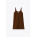 Платье Zara S, темно коричневый (65245)