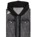 Джинсовая куртка H&M L, черный (40307)