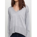 Пуловер H&M M, серый меланж (40311)