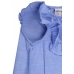 Блуза с повязкой H&M 98см, голубой (38671)