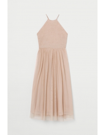 Платье H&M 38, пудровый (47464)