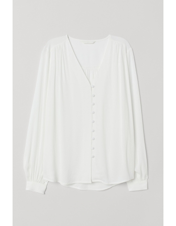 Блуза H&M 34, белый (40362)
