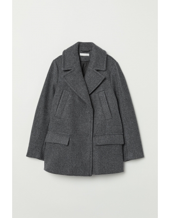 Куртка H&M 42, темно сірий (45184)