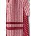 Карнавальное платье Крестьянка H&M 44, бордовый цветы (51368)