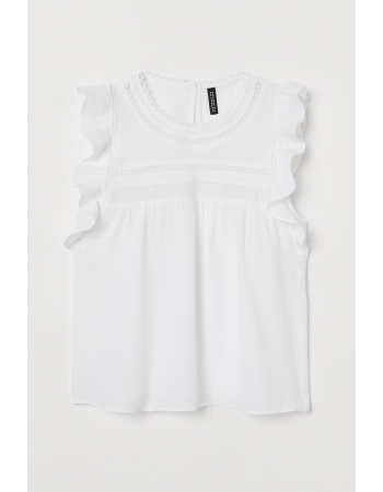 Блуза H&M 38, белый (51404)
