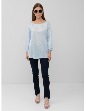 Блуза H&M S, блакитний (43281)