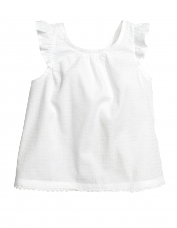 Блуза H&M 74см, белый (19734)