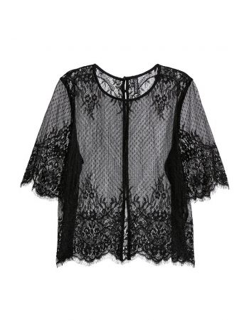 Блуза H&M 38, черный (37619)