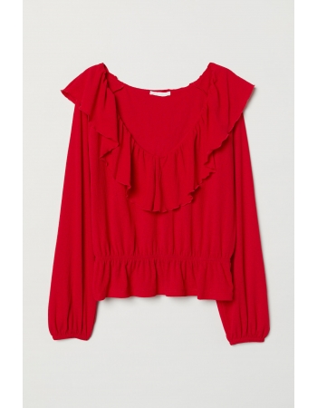 Блуза H&M XL, червоний (54388)