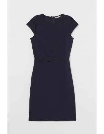 Платье H&M XS, темно синий (54405)
