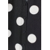 Блуза H&M 42, черный горох (54394)