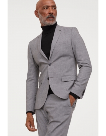 Пиджак H&M 44, серый (40316)