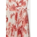 Платье H&M 32, белый цветы (57447)