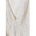 Блуза H&M 36, белый горошек (64207)
