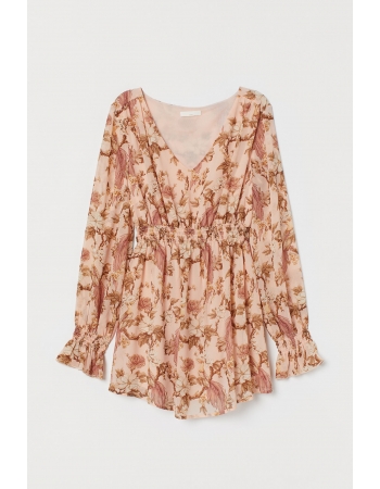 Блуза для беременных H&M XL, розовый цветы (54928)