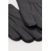 Перчатки кожаные H&M M, черный (68805)