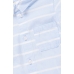 Рубашка H&M 68см, бело голубой полоска (38744)
