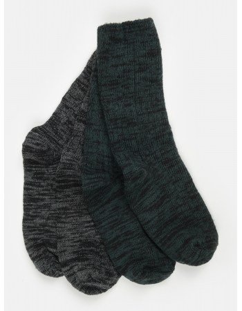 Носки (2 пары) C&A 39 42, серый, зеленый (50290)