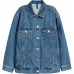 Куртка джинсовая H&M 34, синий (48518)