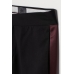 Брюки H&M 46, черно бордовый полоска (67968)