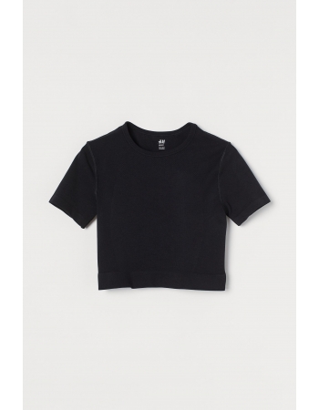 Спортивная футболка H&M L, черный (52666)