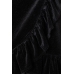 Юбка H&M XS, черный блеск (48776)