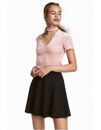 Блуза H&M S, светло розовый (41675)