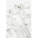 Платье H&M 62см, молочный цветы (71291)