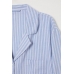 Сорочка для сну H&M S, блакитна смужка (40118)