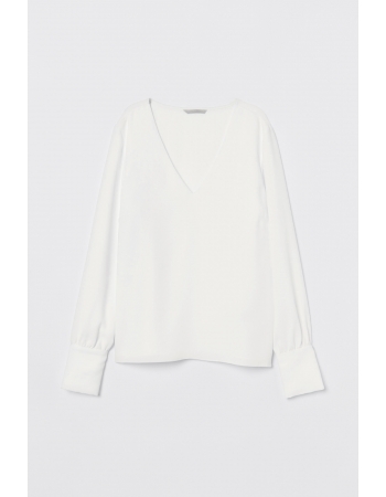 Блуза H&M 34, молочный (40094)